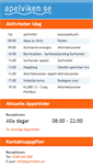 Mobile Screenshot of mobil.apelviken.se